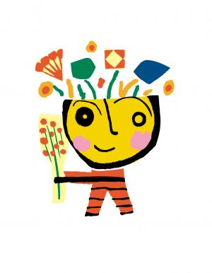 2003年關渡花卉藝術節「花想」Logo