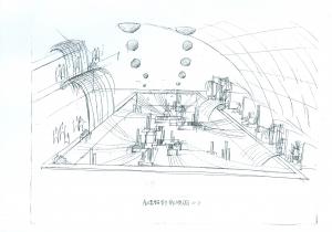 2003年關渡花卉藝術節 游泳池展區設計企劃書手繪草稿
